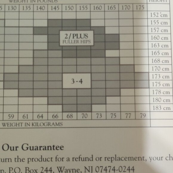 Berkshire 3-4 Lycra 3D Ivory Hosiery Pantyhose Tummy Control Top Vintage NWT - Picture 5 of 6